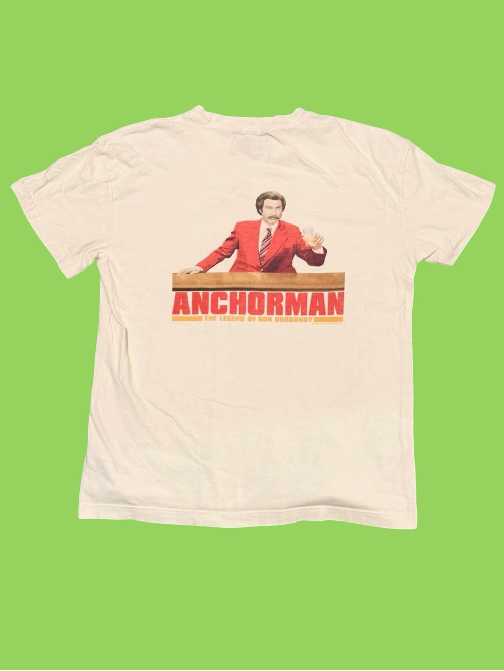 Abercrombie and Fitch Anchorman Ron Burgundy Shirt Large